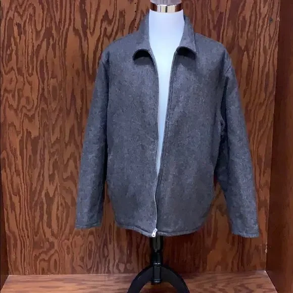 Gap Zipper Wool OverCoat - Picture 1 of 12